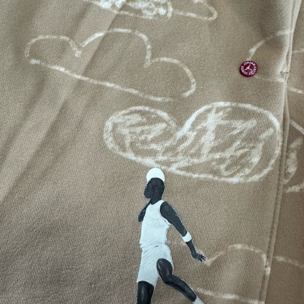 Jordan Artist Series by Parker Duncan Brooklyn Fleece Shorts Women’s Sz Medium - Picture 3 of 7